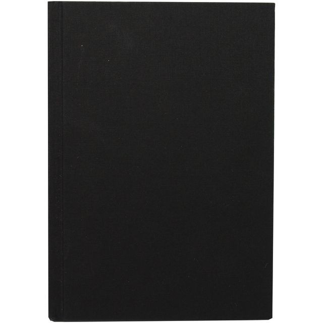 BildeAnt.bok BURDE A4 Linnetextil olinj svart