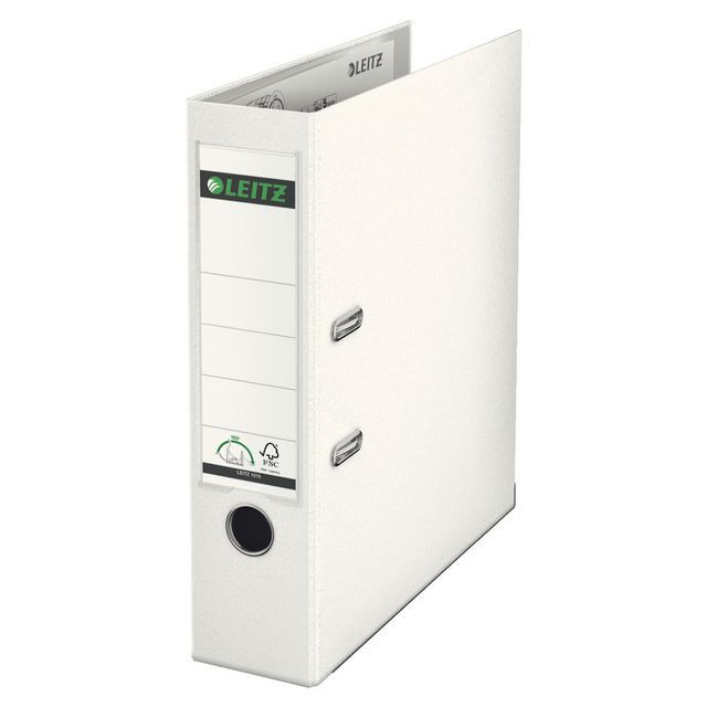 BildePärm LAF LEITZ 180 EU-hål. A4/80mm vit