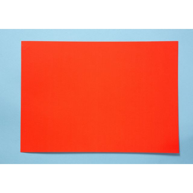 BildeTextkartong A4 260g fluor röd 25/fp