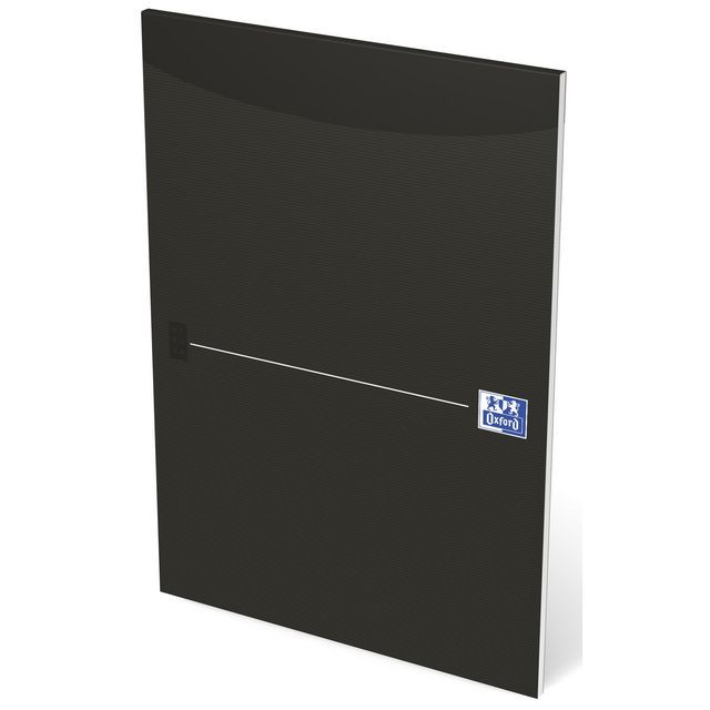 BildeAnteckningsblock OXFORD linj, A4 svart
