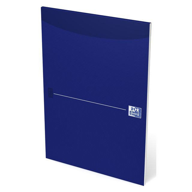 BildeAnteckningsblock OXFORD blankt, A4 blå