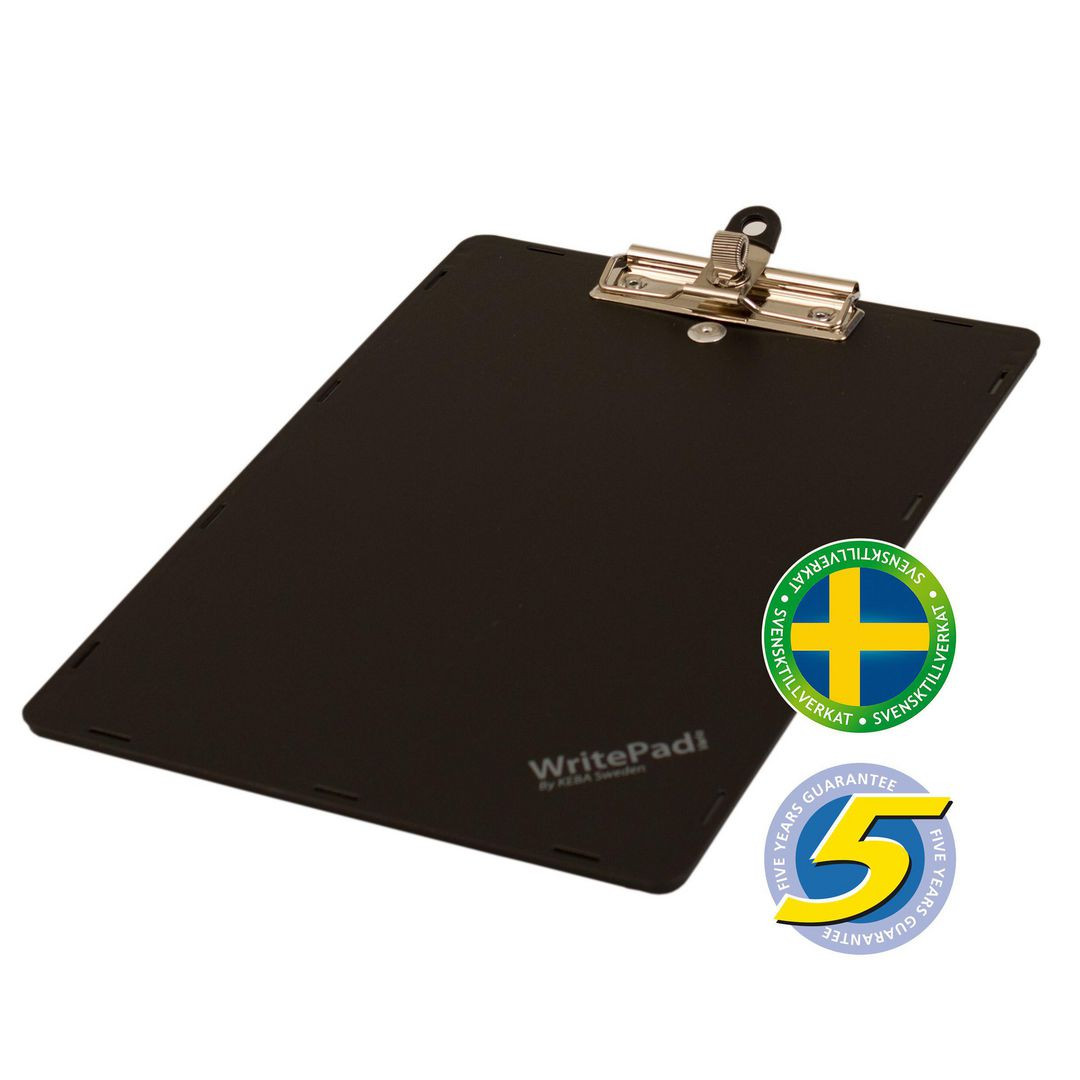 BildeSkrivplatta m/magnet KEBA A4 svart