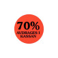 Etikett 70% avdrages i kassan 2000/RL