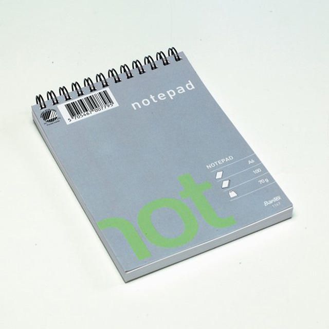 BildeSpiralblock A6 100 blad olinjerat