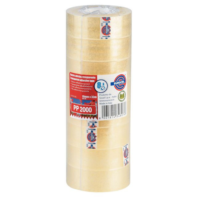 BildeKontorstejp EUROCEL 33mx19mm 8/fp