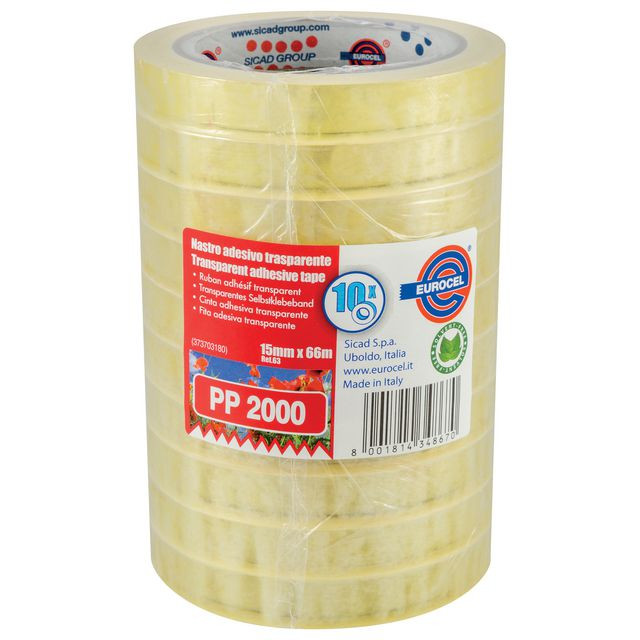 BildeKontorstejp EUROCEL 66mx15mm 10/fp