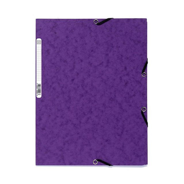 BildeGummibandsmapp EXACOMPTA 3-klaff A4 lila