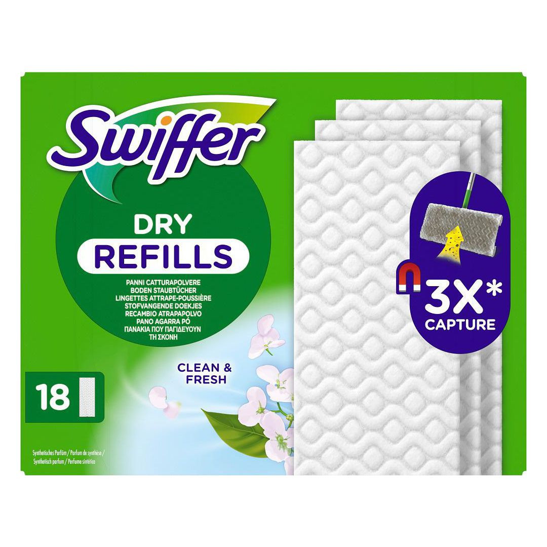 BildeDammtrasa SWIFFER dry refill 18/fp