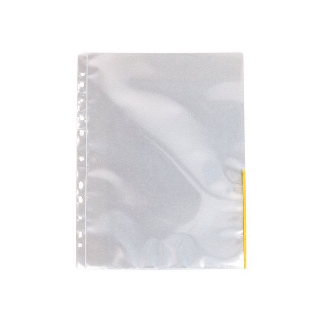 BildePlastficka signal A4 0,11mm gul 100/fp