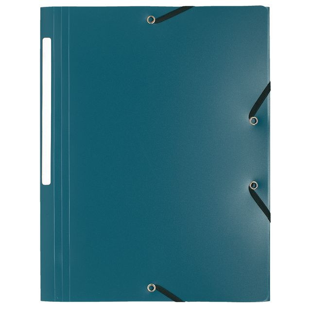 BildeGummibandsmapp EXACOMPTA 3-kl PP A4 grön