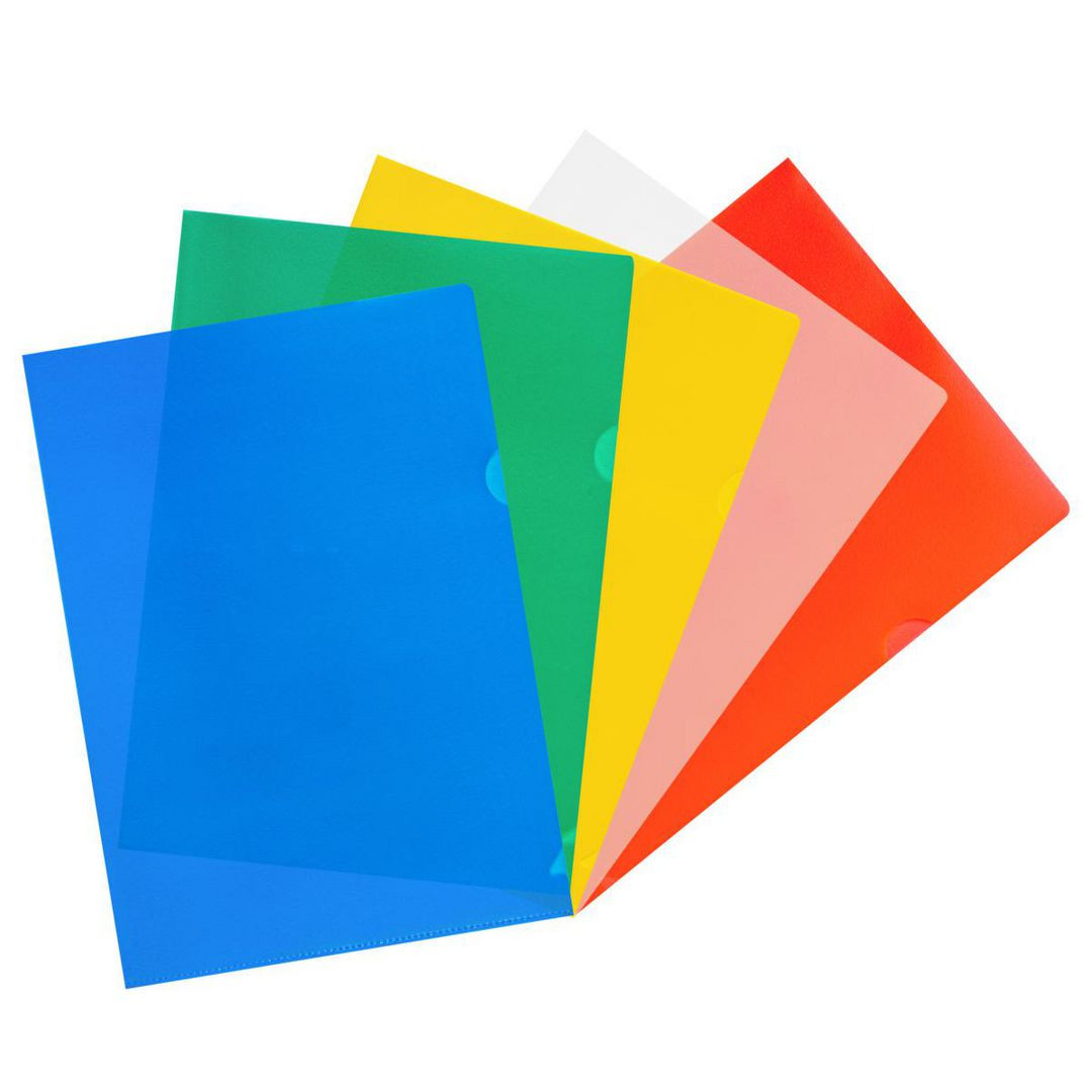 BildeAktmapp A4 0,15 sort färger 25/fp