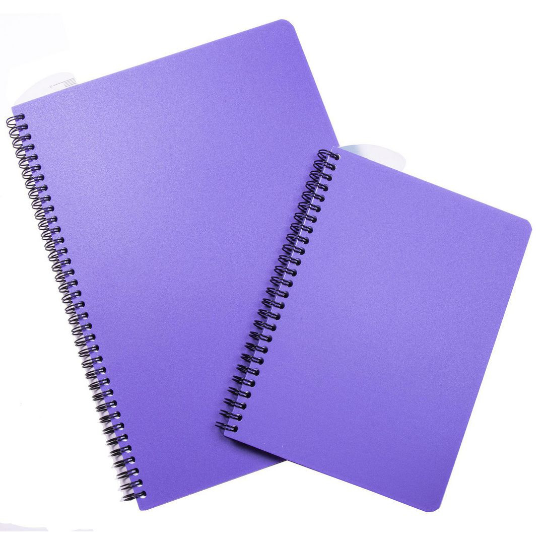 BildeAnteckningsblock PP A5 90bl lila