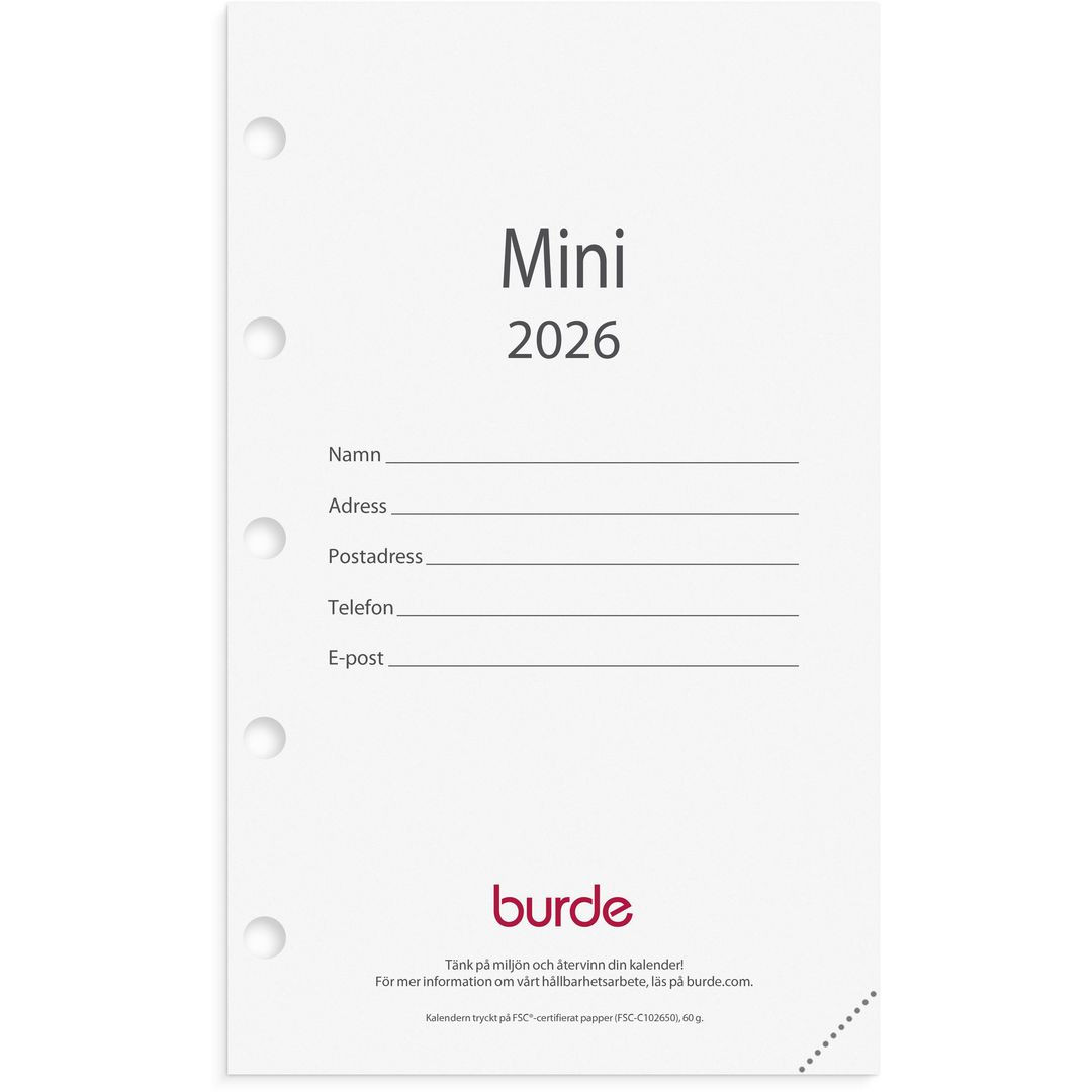 BildeMini kalendersats 2026