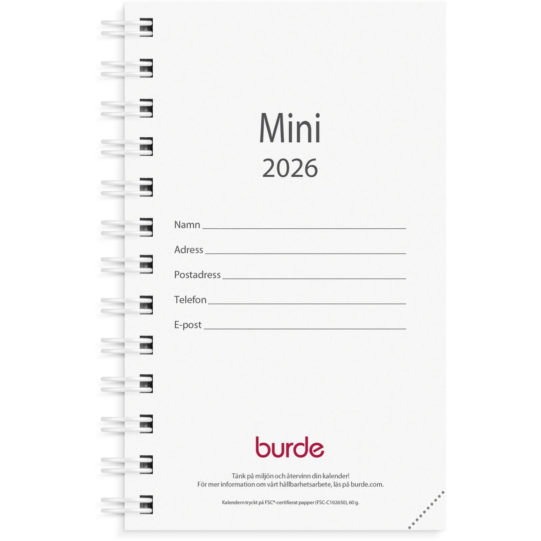 BildeKalender Mini refill 2026