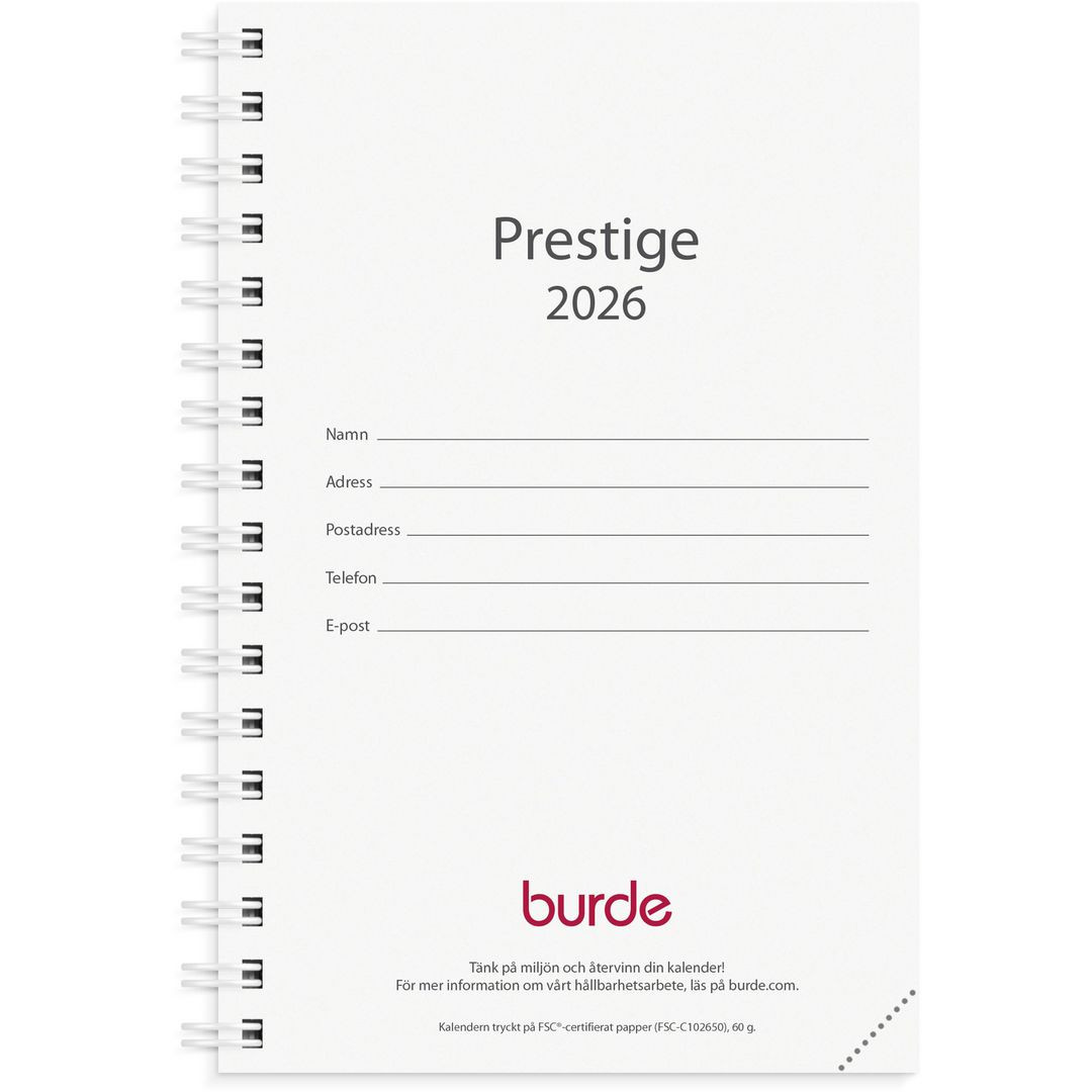BildeKalender Prestige refill 2026