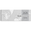 Desk calendar Europe 2026