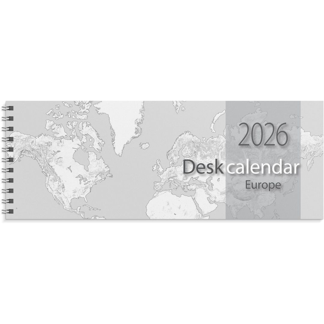 BildeDesk calendar Europe 2026