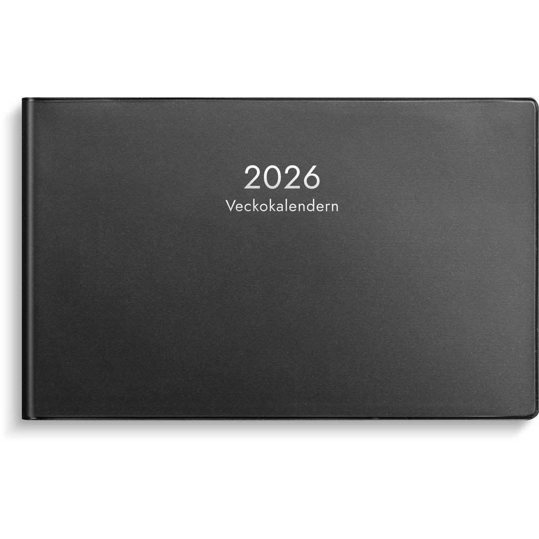 BildeVeckokalender 2026 plast svart