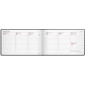 Veckokalender 2026 plast svart