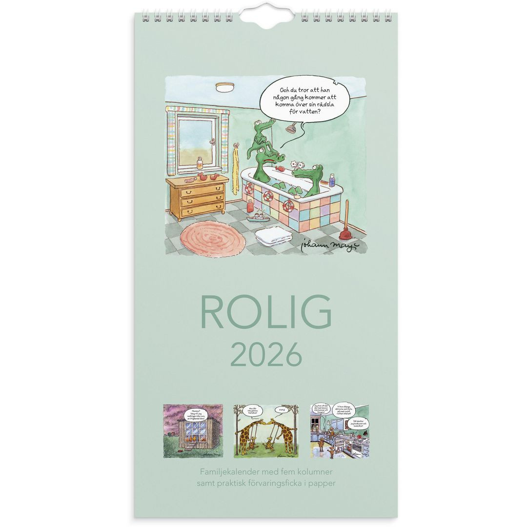 BildeFamiljekalender Rolig 2026