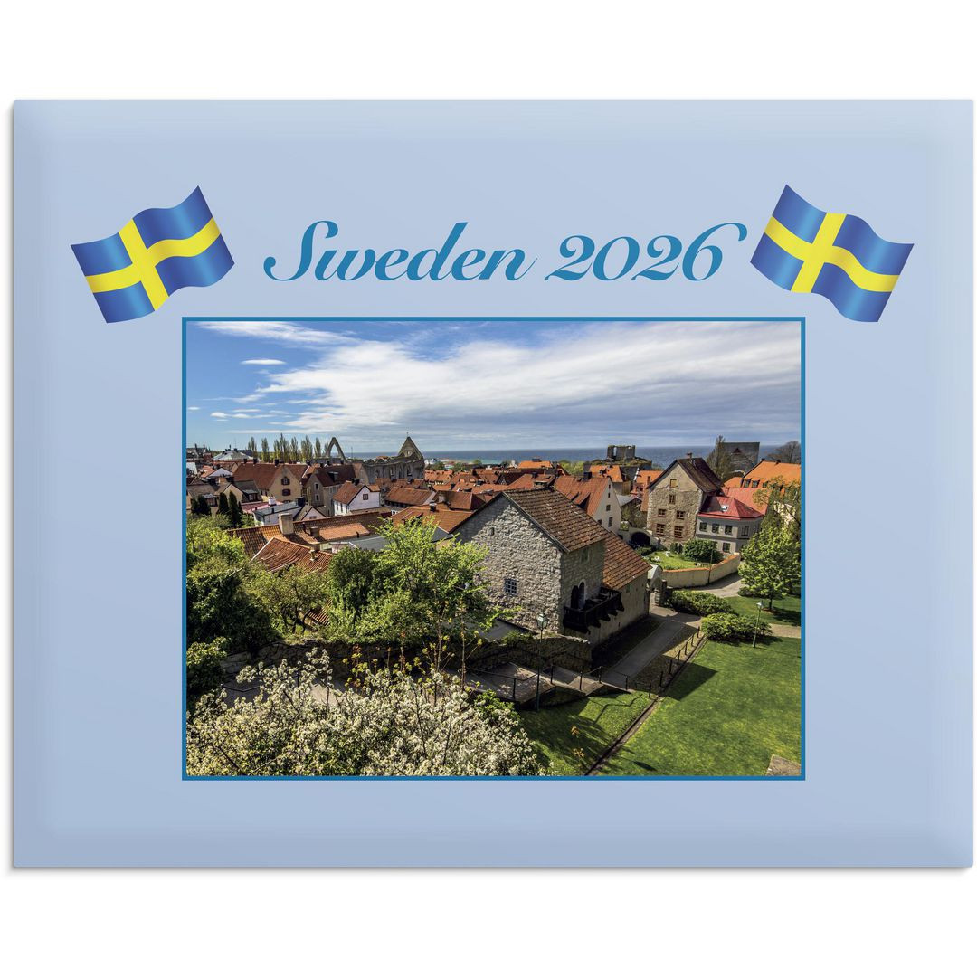 BildeVäggkalender Sweden med kuvert 2026
