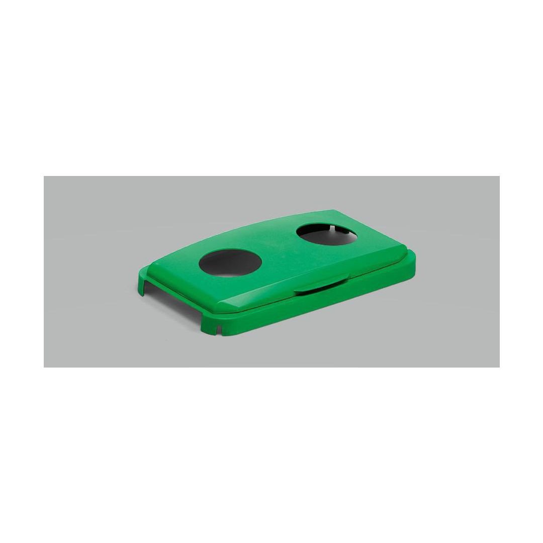 BildeLock DURABIN med gångjärn 60L grön