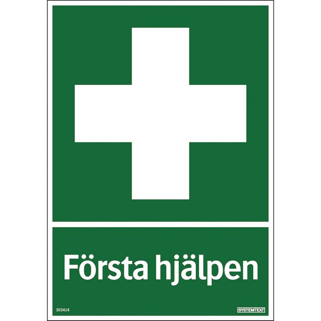 BildeSkylt Första hjälpen 210x297mm