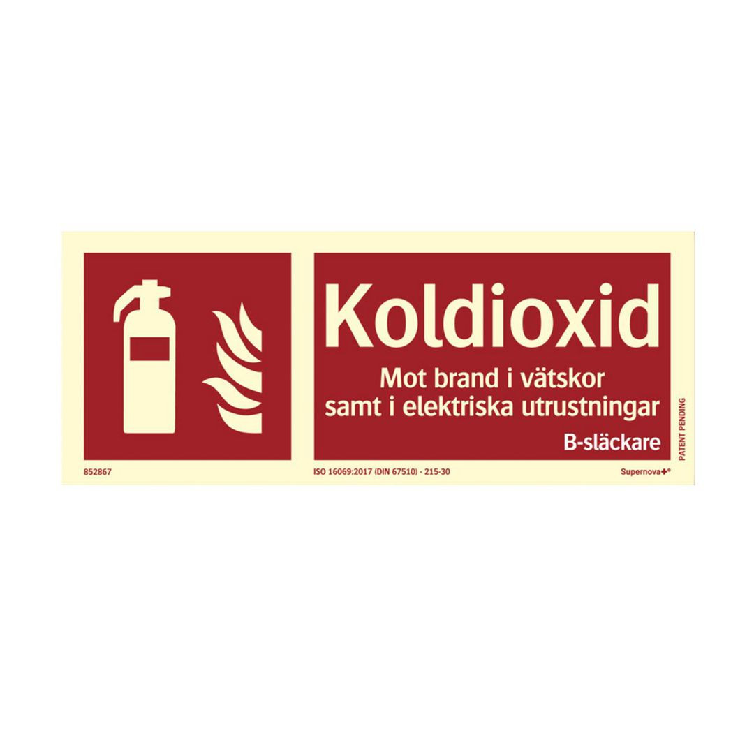 BildeSkylt Koldioxidsläckare Supernova AFS