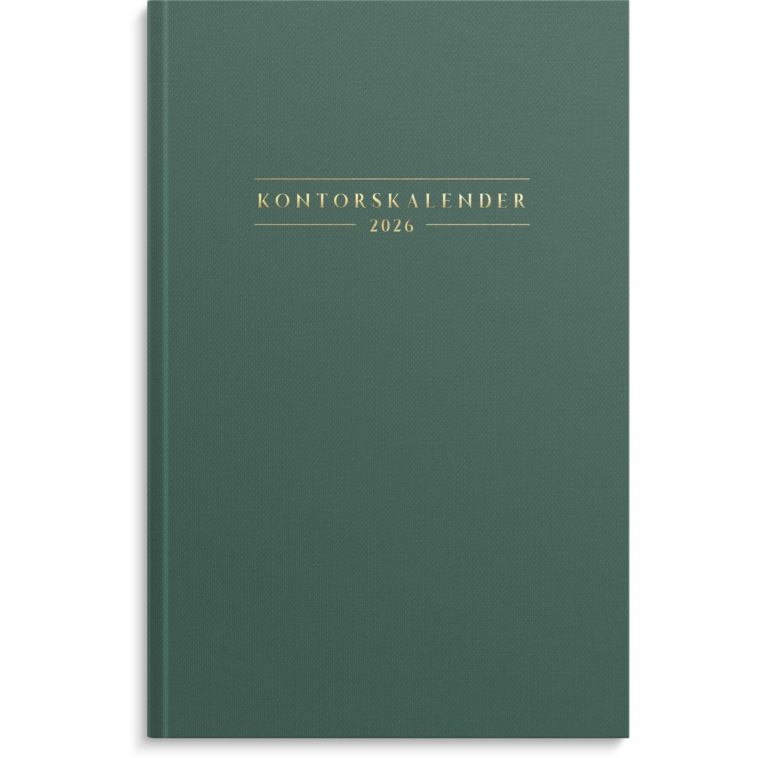BildeKontorskalender 2026 grön