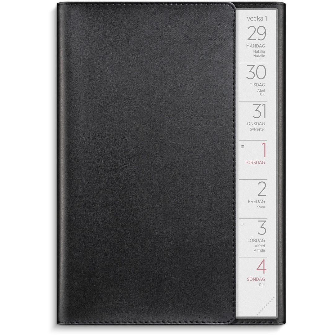 BildeStor Veckokalender 2026 konstl. svart