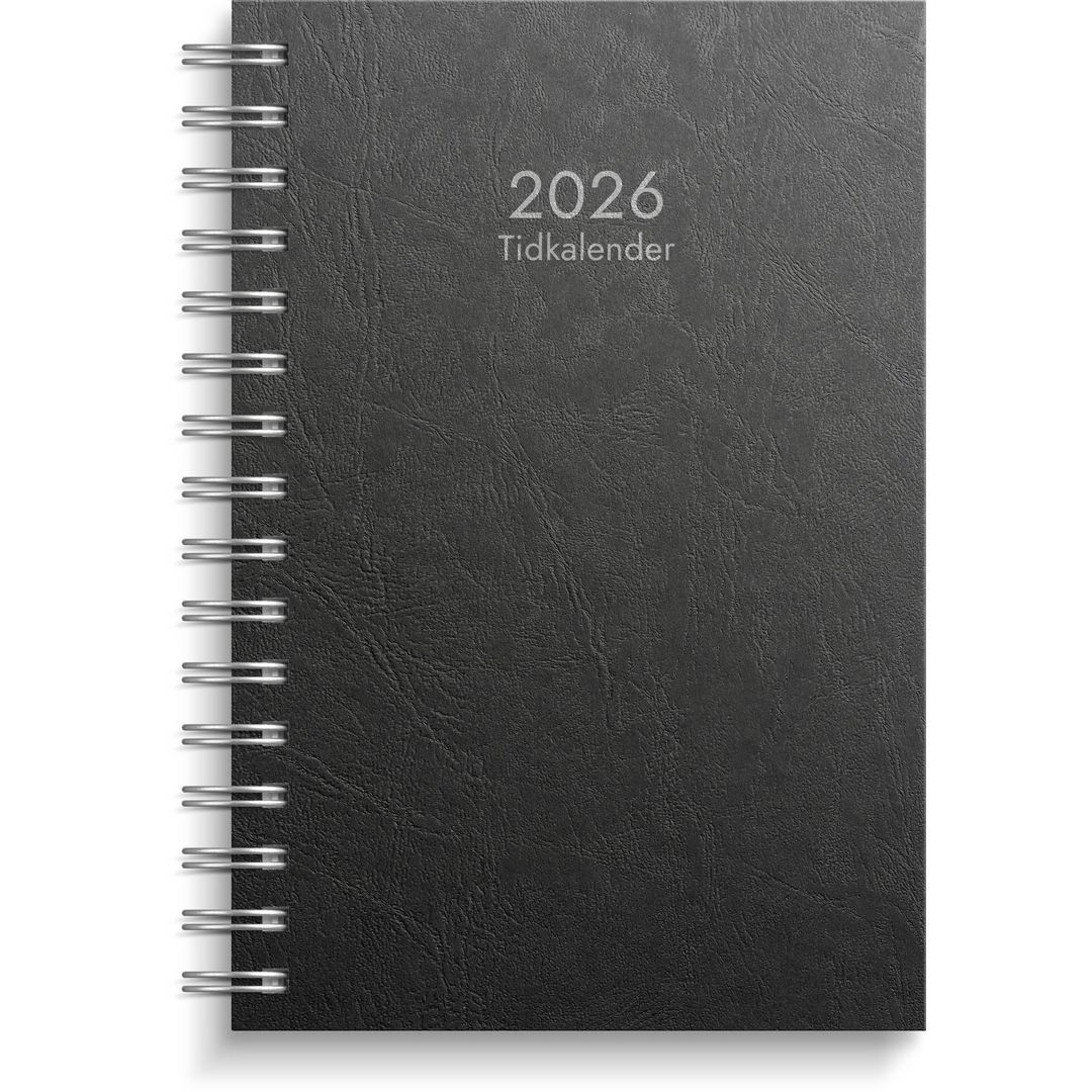 BildeTidkalender 2026 svart