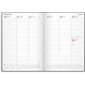 Kalender Weekly A5 2026 konstl inb svart