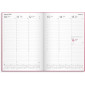 Kalender Weekly A5 2026 konstl inb rosa