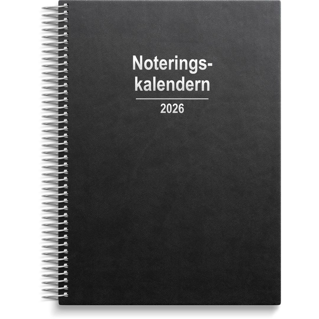 BildeNoteringskalendern 2026 svart