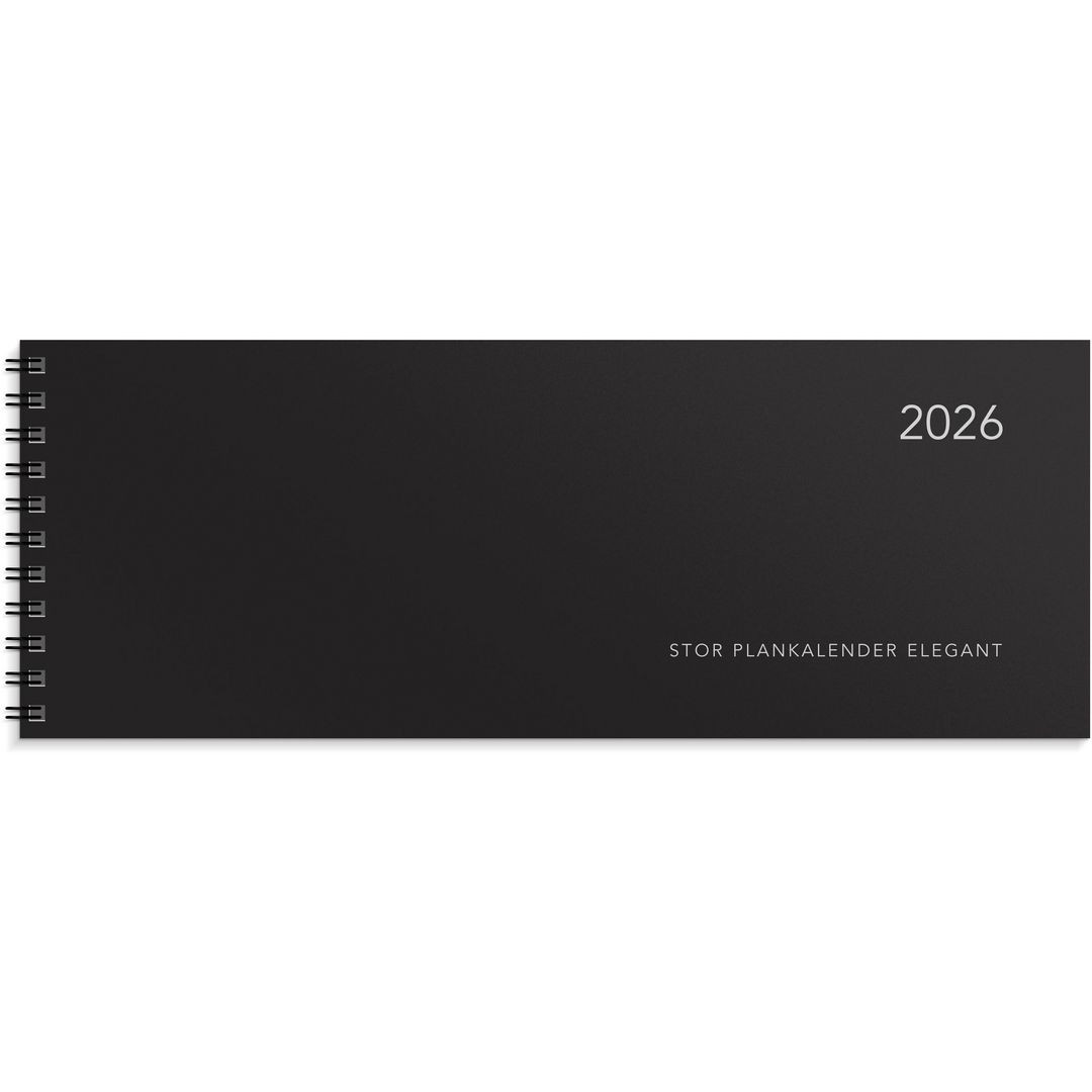 BildeStor Plankalender Elegant 2026