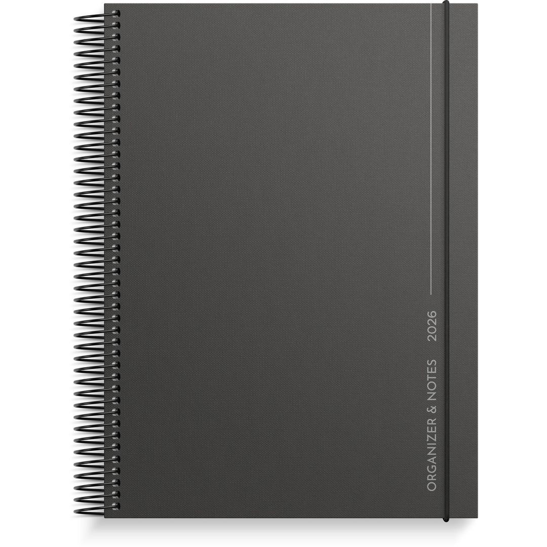 BildeKalender Organizer & Notes 2026 svart