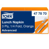 Servett TORK Lunch 3-lags orange 150/fp