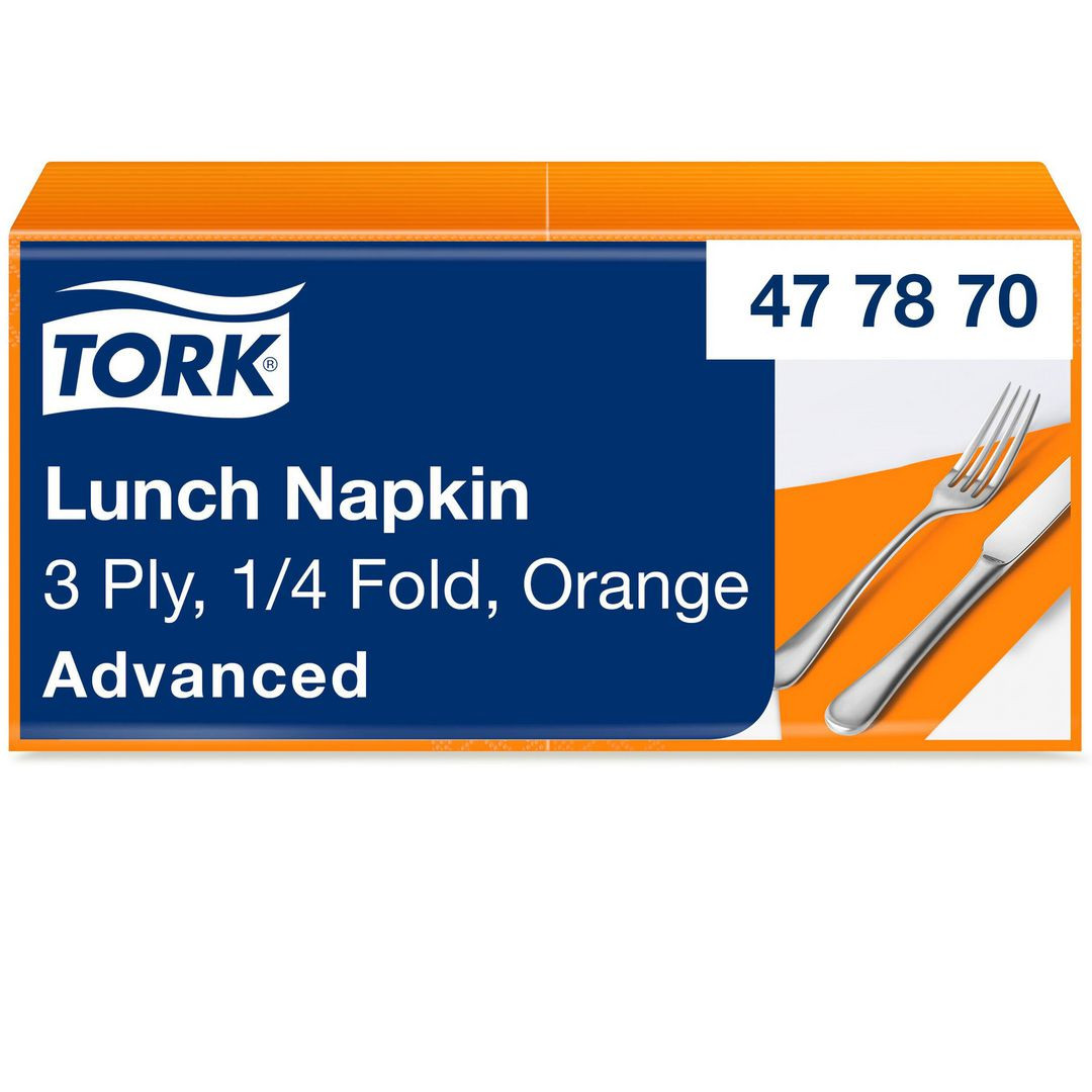 BildeServett TORK Lunch 3-lags orange 150/fp