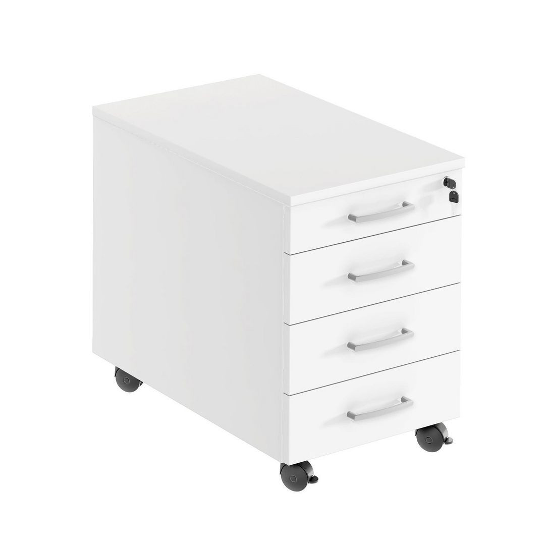 BildeHurts mobil 4 lådig, djup 600 mm vit