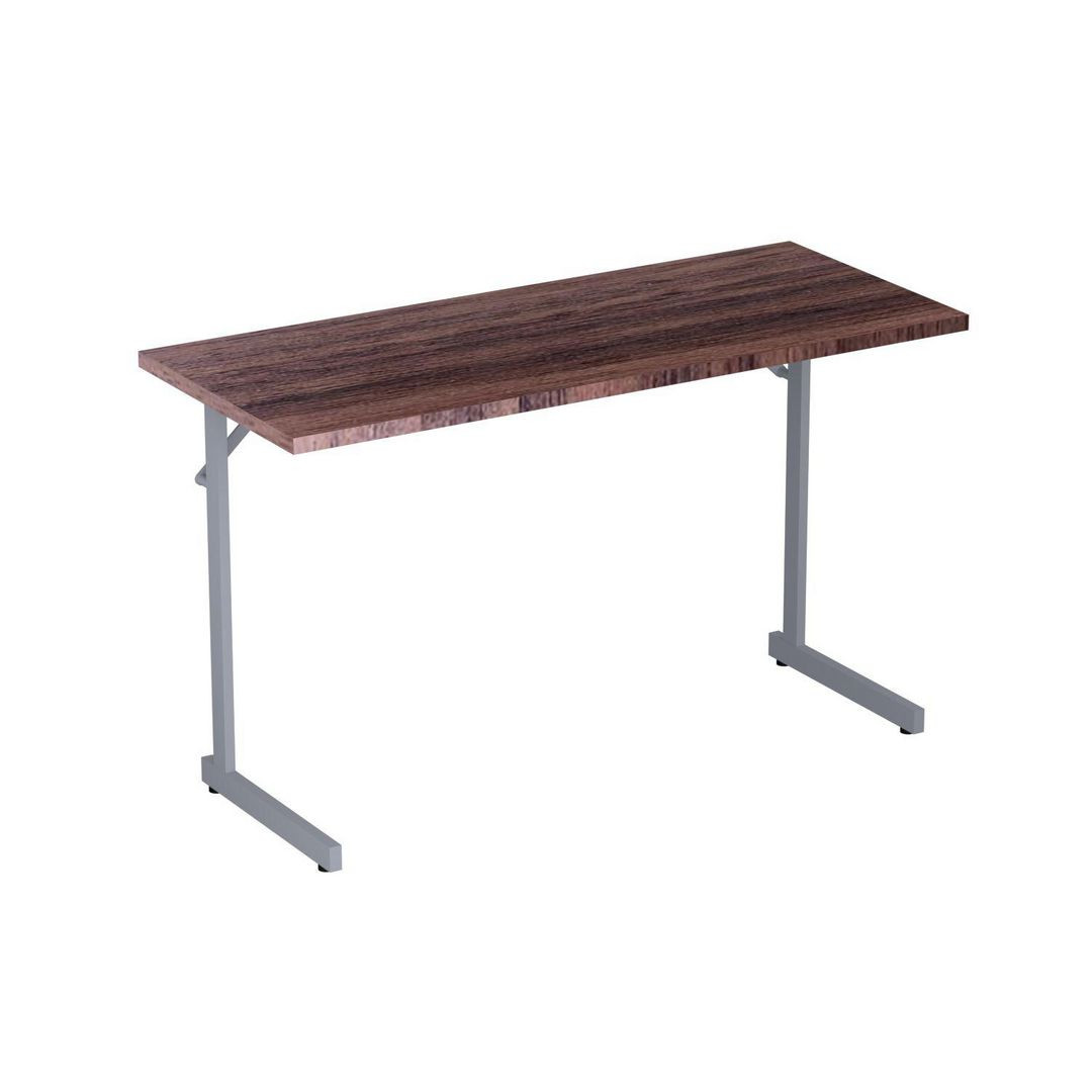 BildeFällbord 1200x500x715x18 valnöt/silv