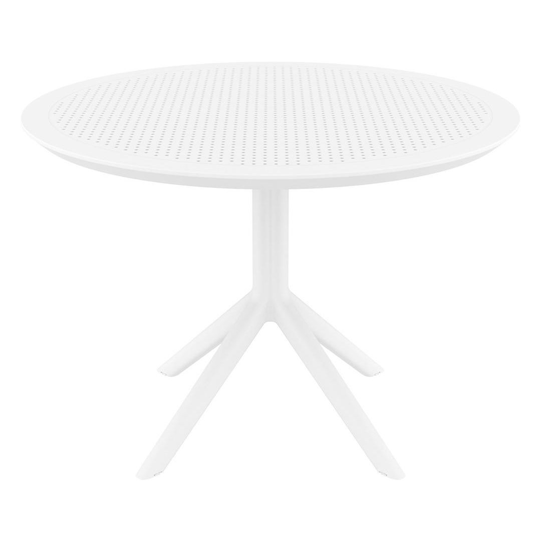 BildeBord SIESTA Sky runt 105cm vit