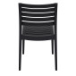 Stol SIESTA Ares stapelbar svart
