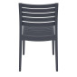 Stol SIESTA Ares stapelbar m.grå