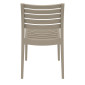 Stol SIESTA Ares stapelbar taupe
