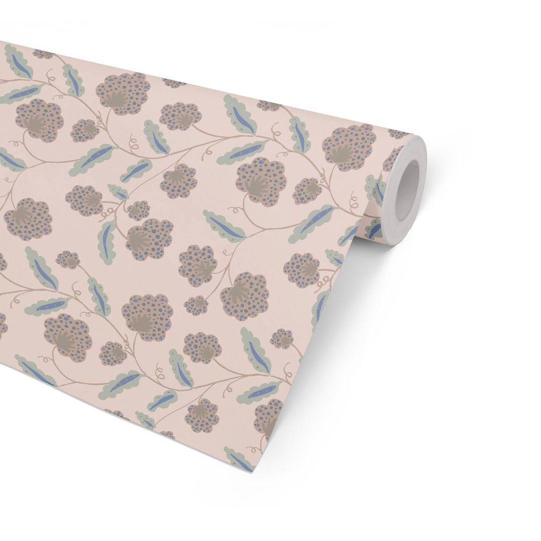 BildePresentpapper 57cmx154m Flowerleaf