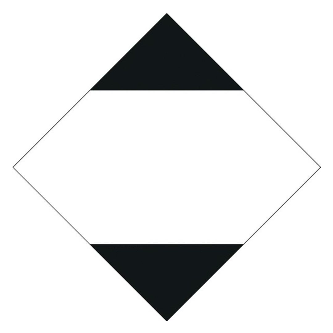 BildeEtikett Farligt Gods 100x100mm 1000/rl