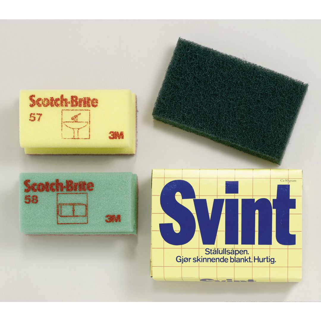 BildeRengöringssvamp SCOTCHBRITE 7x15cm vit