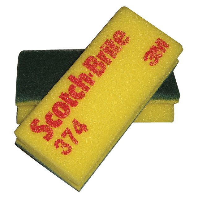 BildeRengöringssvamp SCOTCHBRITE 7x15cm grön