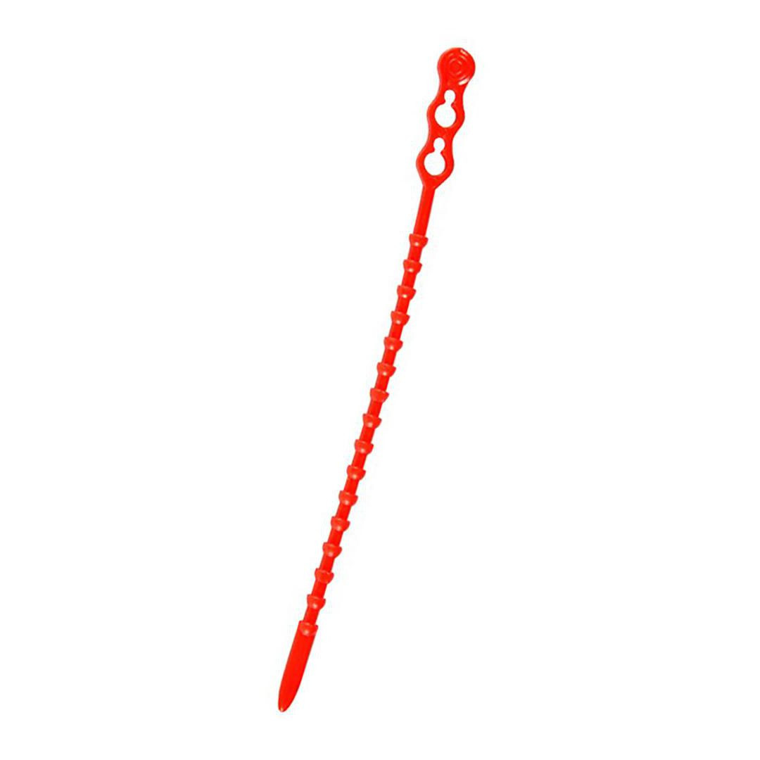 BildePåsförslutare 180mm röd 1000/fp