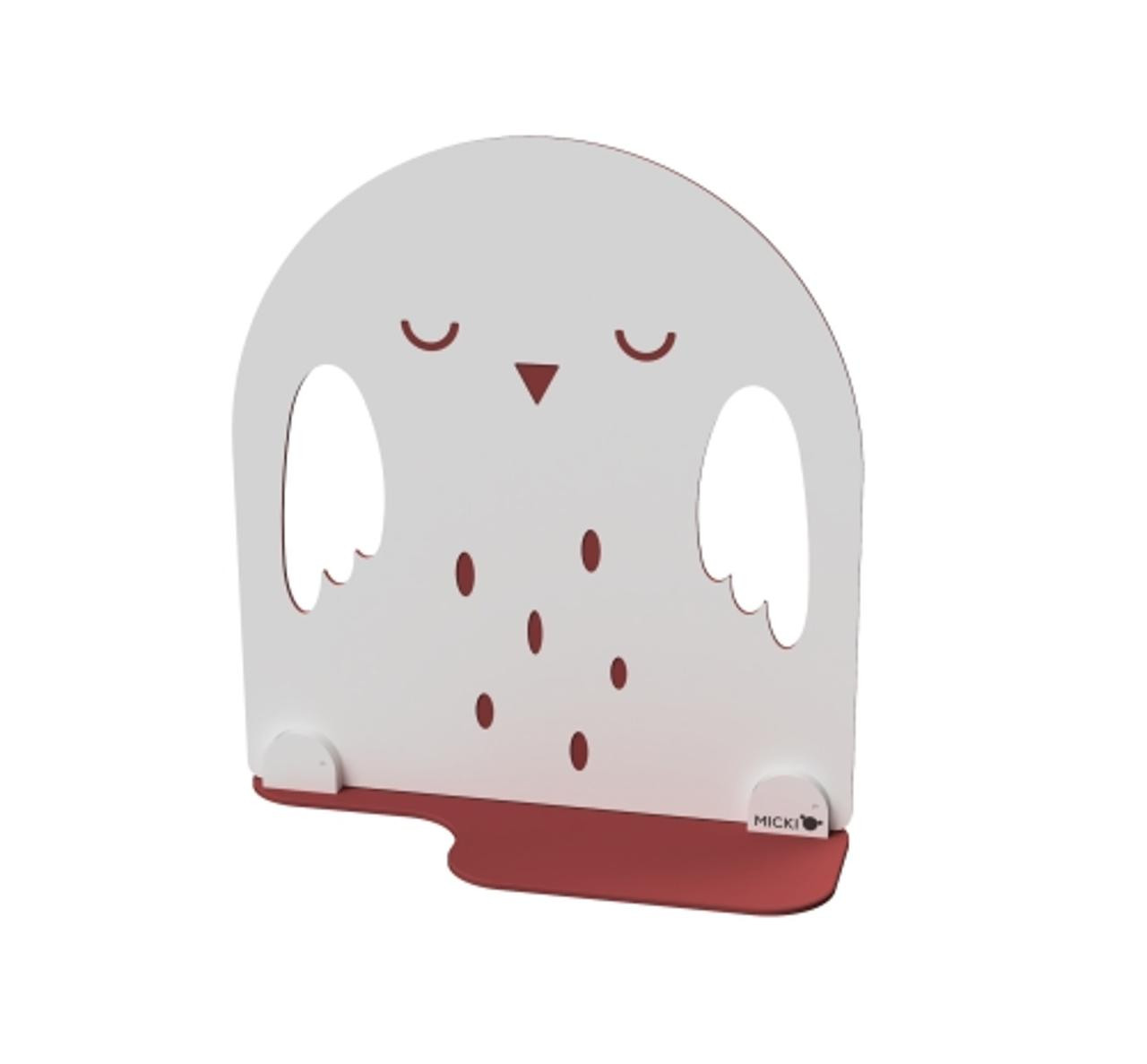BildeMICKI Lekskärm röd ugglan